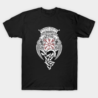 Hugin and Munin Odins ravens T-Shirt